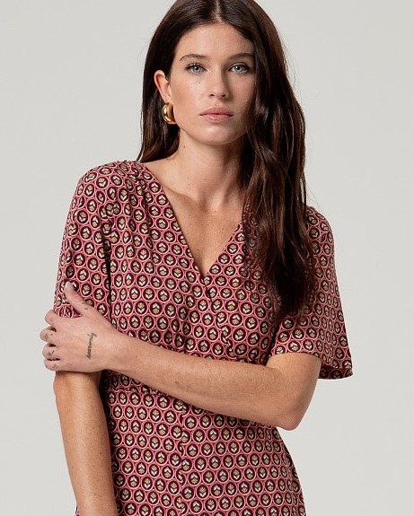 Cross Neck Jumpsuit Tile