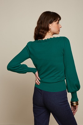 Audrey Bell Top Cottonclub Antique Green
