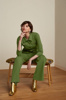 Alexa Jumpsuit Uni Rodeo Olive Green