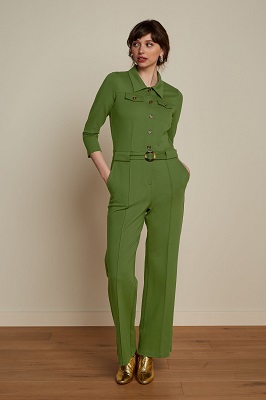 Alexa Jumpsuit Uni Rodeo Olive Green