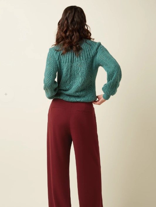 Joannie Raglan Top Orcia Smoke Green