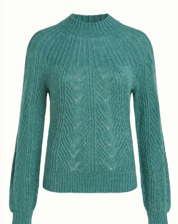 Joannie Raglan Top Orcia Smoke Green