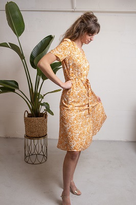 Magnolia Dress Paradise Shimmer Orange