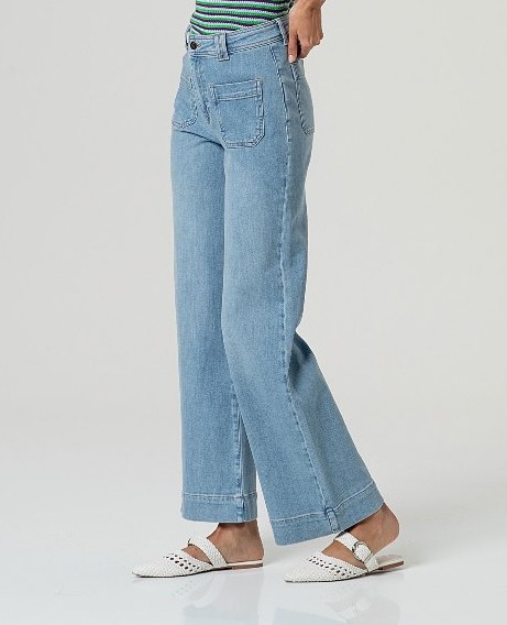 Wide Leg Pants Sky Blue