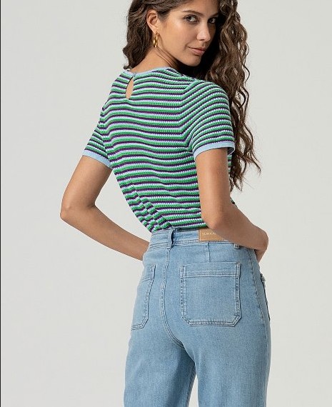 Wide Leg Pants Sky Blue