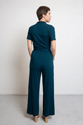Emmylou Jumpsuit Tricot De Luxe Petrol