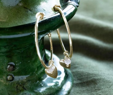 Solidarity Rose Quartz Earrings