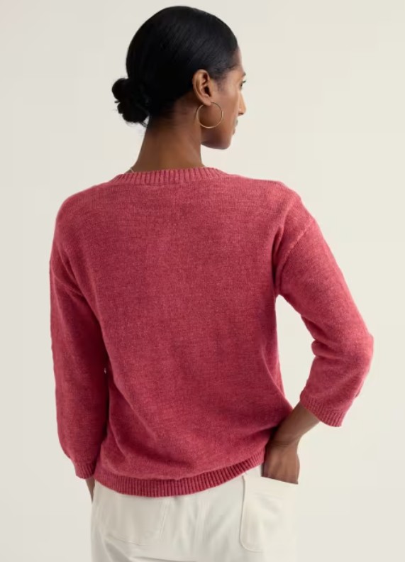 Pentire Steps Cardigan Wild Rose