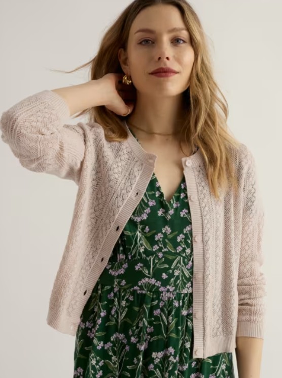Willowing Cardigan Chalk