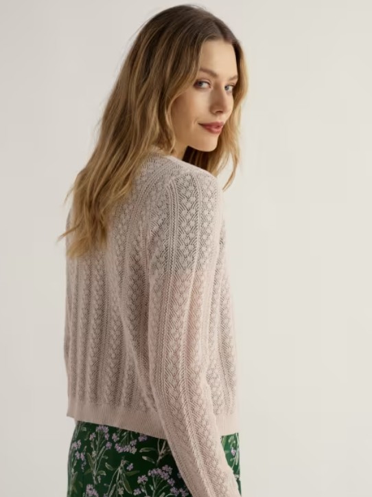Willowing Cardigan Chalk