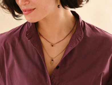 Imagine Garnet Necklace