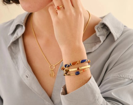 Amuse Lapis Lazuli Mix Gemstone Mix Bracelet
