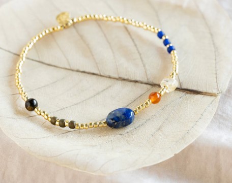 Amuse Lapis Lazuli Mix Gemstone Mix Bracelet