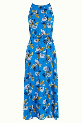 Hazel Midi dress Cubanelle Madeira Blue