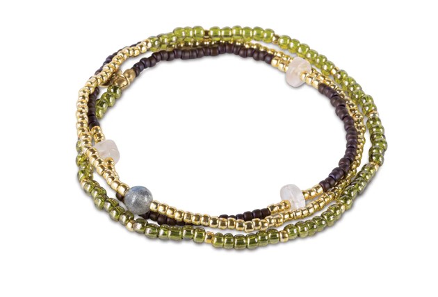 Balanced Rose Quartz Labradorite Bracelet