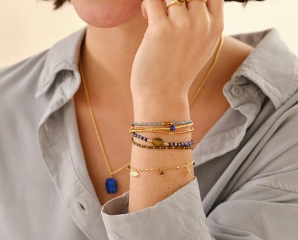 Experience Lapis Lazuli Tiger Eye Bracelet