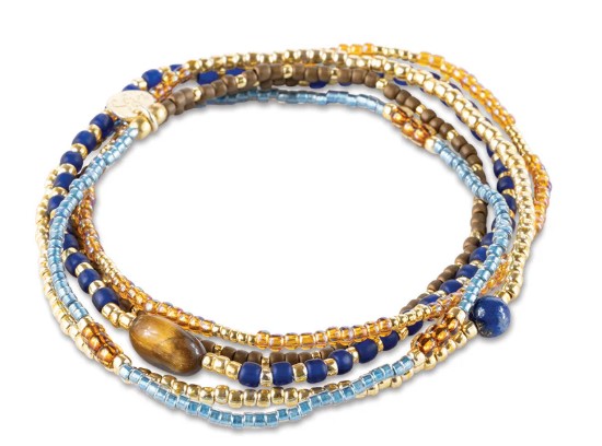 Experience Lapis Lazuli Tiger Eye Bracelet