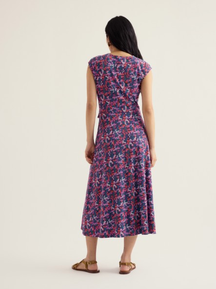 Fettling Dress Summer Fonds Purple Kale