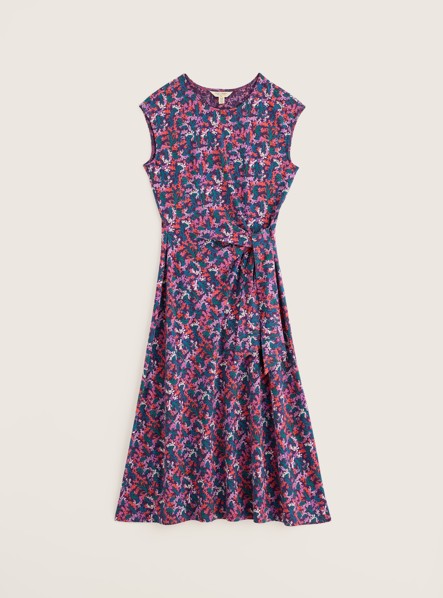 Fettling Dress Summer Fonds Purple Kale