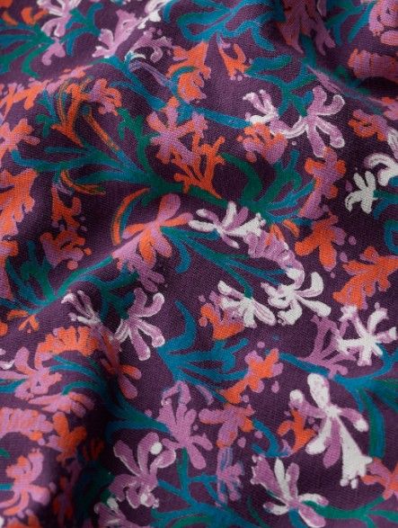 Fettling Dress Summer Fonds Purple Kale