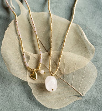 Honored Rose Quartz Necklace