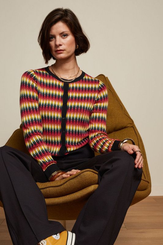 Cardi Roundneck celina Black