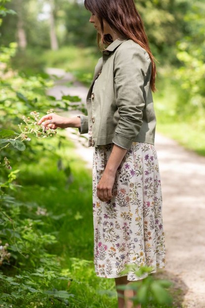 Cecil Jacket Delfino Sage Denim