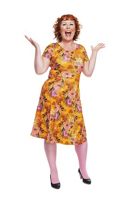 Hedvig Dress Illusion Orange