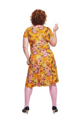 Hedvig Dress Illusion Orange