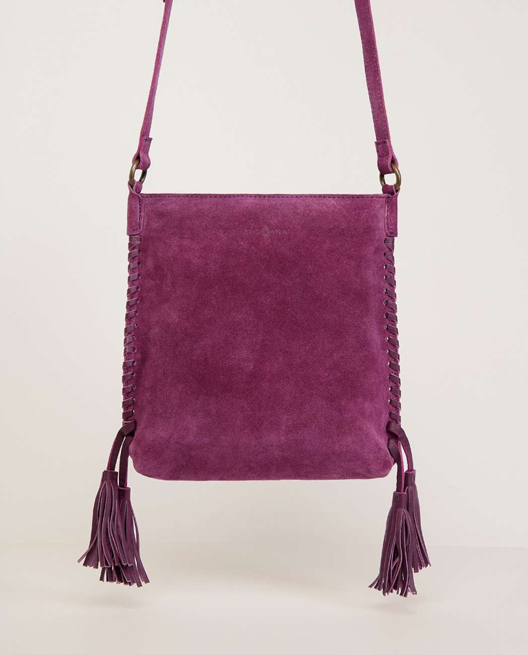 Small Shoulder Strap With Cross Handle Purple