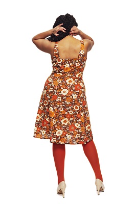 Maja Dress Kreativ Brun