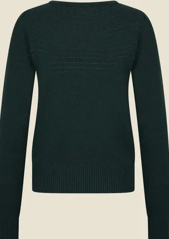 Lucia V Neck Cardigan Bottle Green