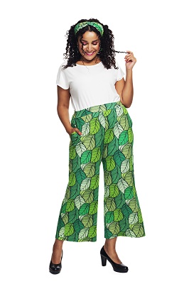Molly Pants Blad Gron
