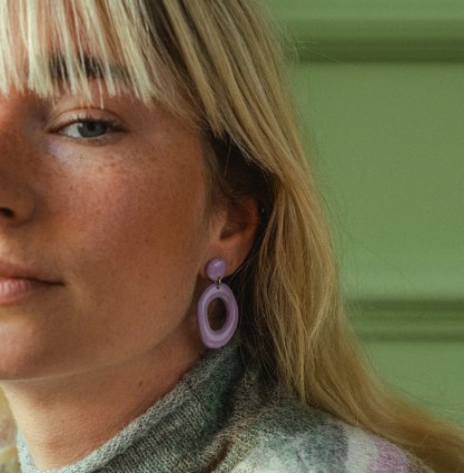 Earrings Elin /  Lavender