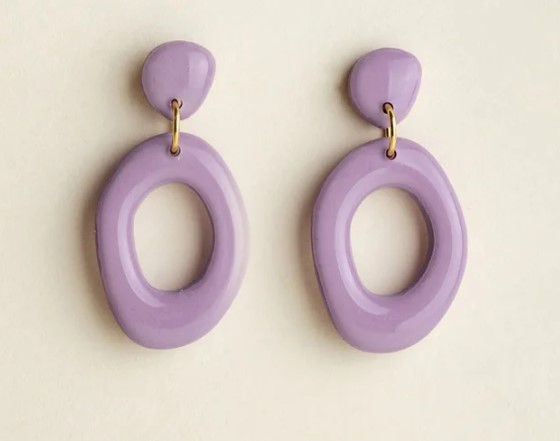 Earrings Elin /  Lavender