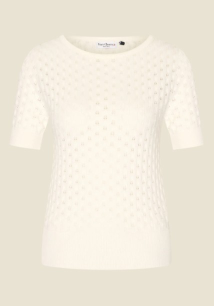 Ella Knit Top Ecru