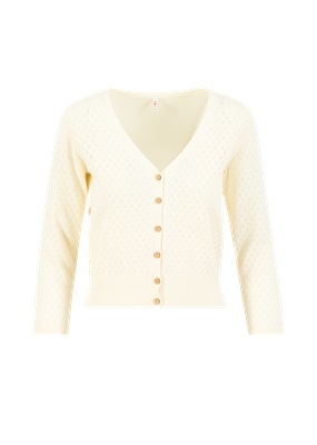Sweet Petite Traditional White Knit
