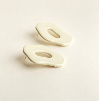 Earrings Faye Ivory