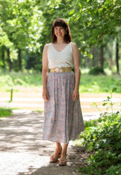 Long Skirt Printemps Viscose