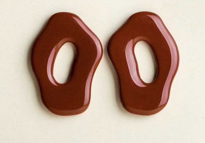 Earrings Faye Burgundy