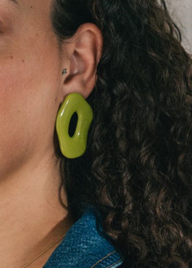Earrings Faye Pistache