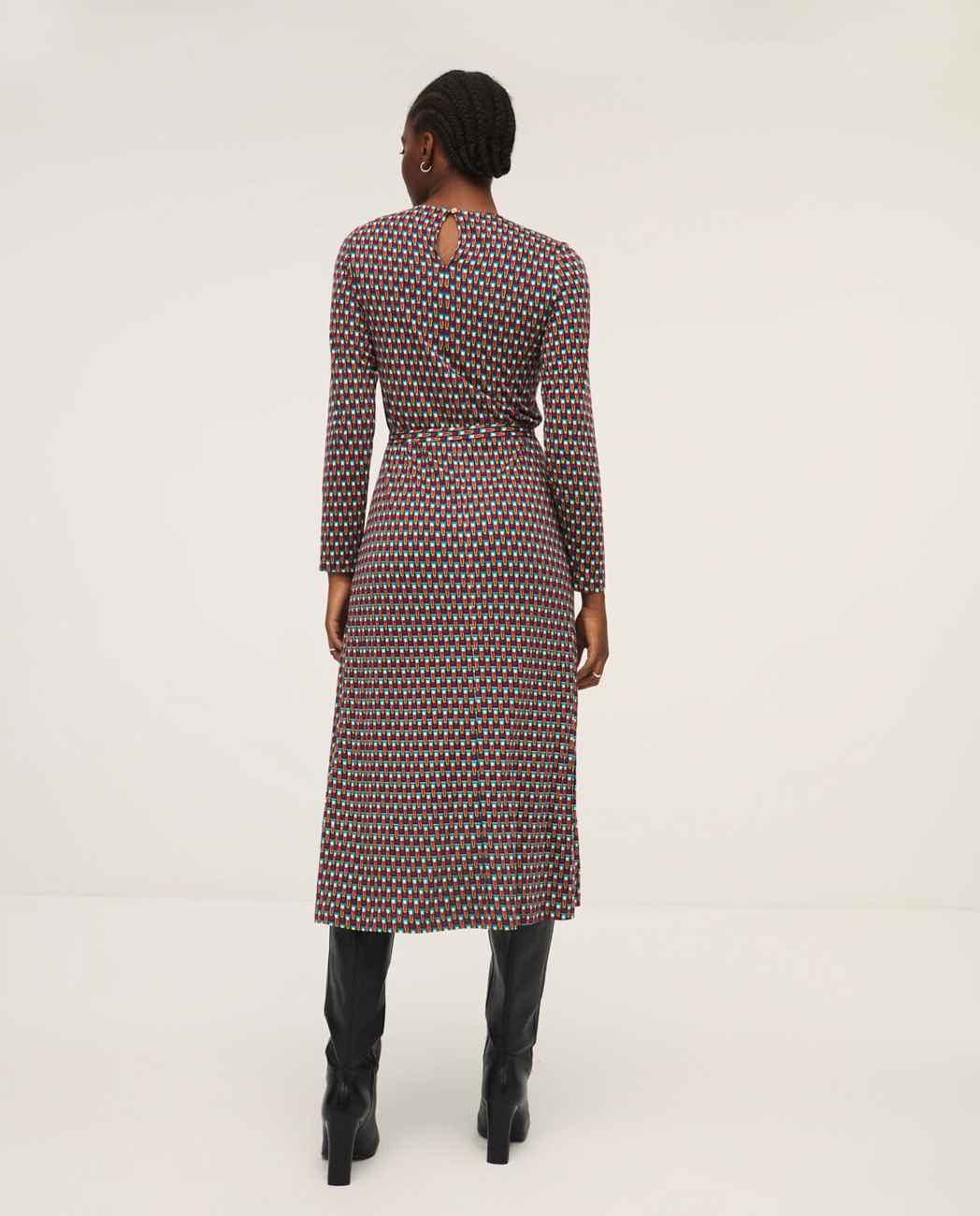 Long Straight Dress Multi