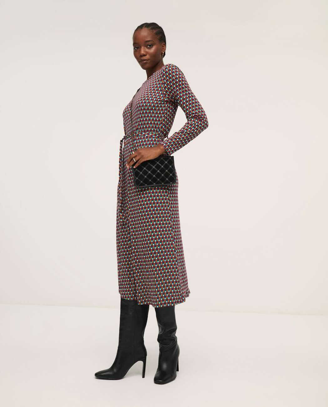 Long Straight Dress Multi