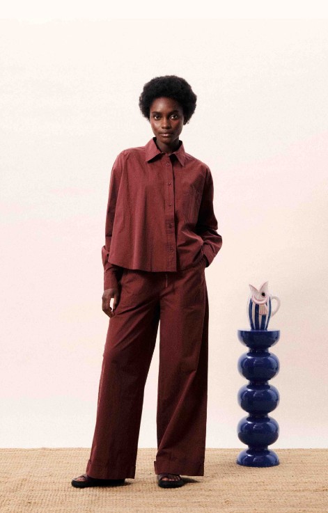 Pantalon Uluna Bordeaux