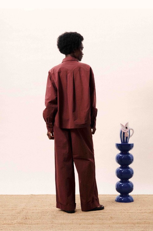 Pantalon Uluna Bordeaux