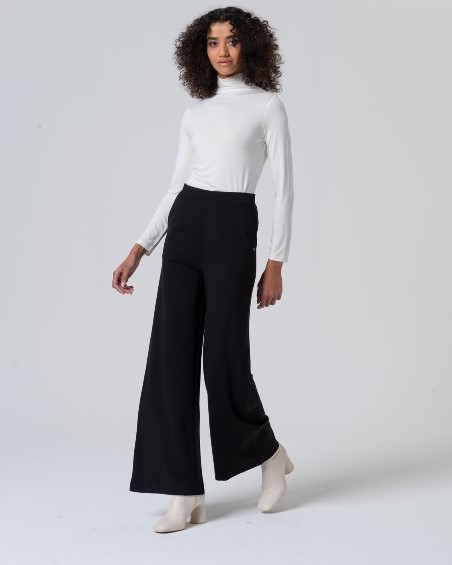 Wide Leg Pants Black