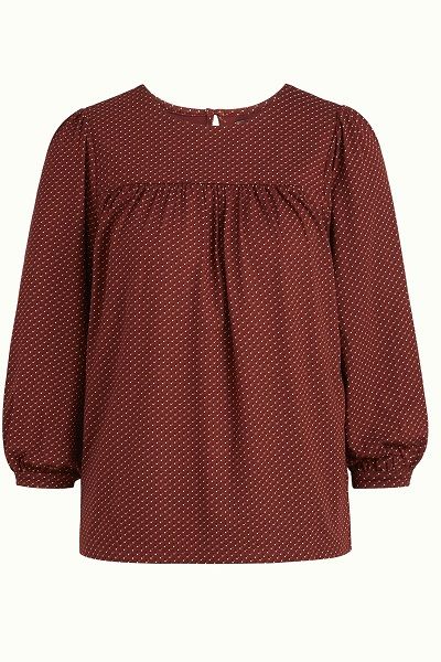 Luella Top Close-Up Brique Red