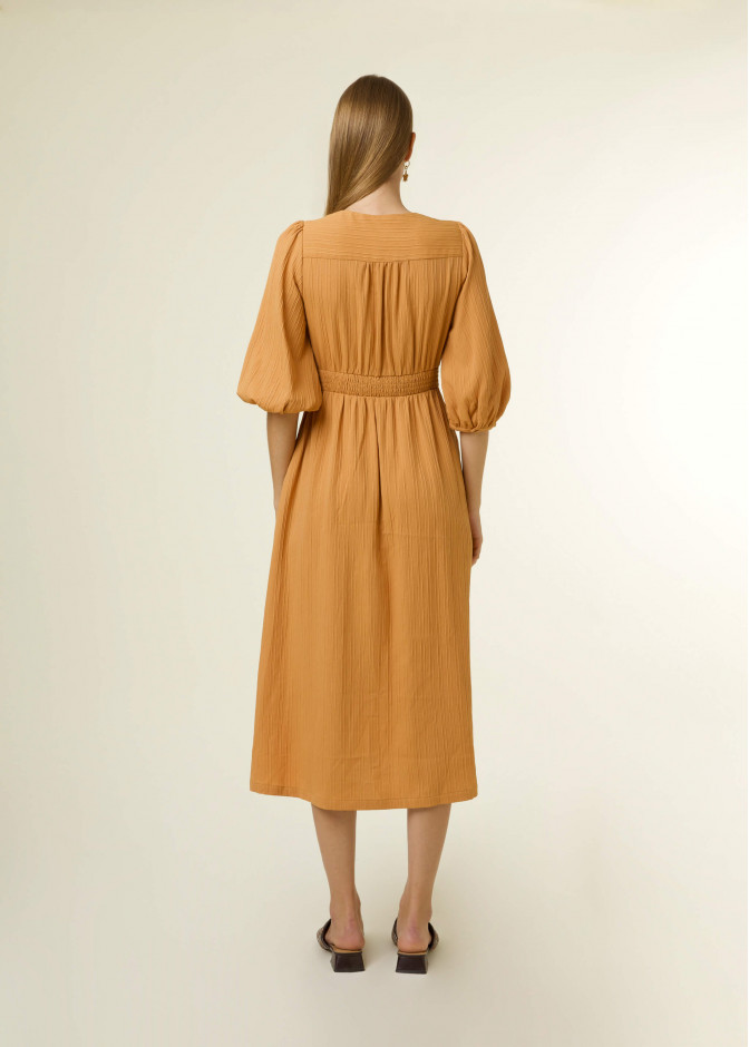 Robe Alya Ochre