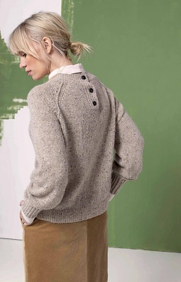 Sweater Buttons Beige