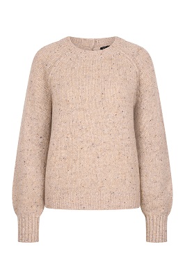 Sweater Buttons Beige